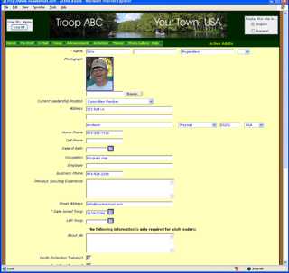 Adult Registration Form