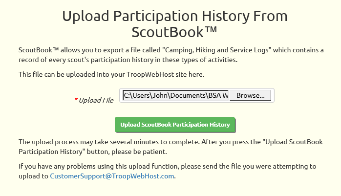 Boy Scout Troop Organization Chart Template