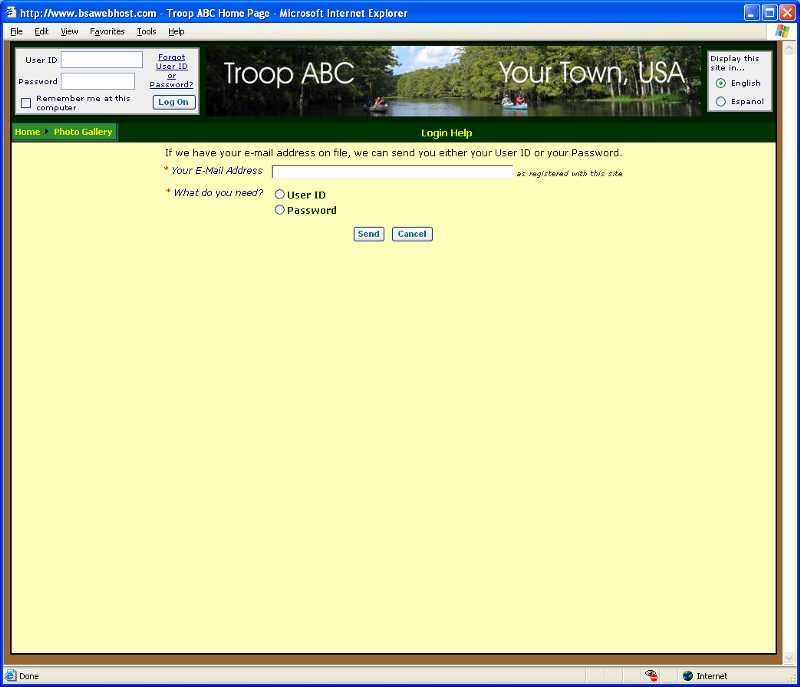 I Forgot My Password