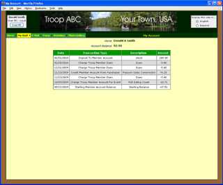 Members See Account Activity On-Line