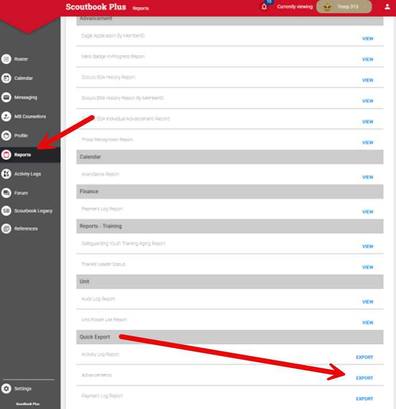 TroopWebHostGS User Guide