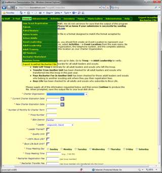 ScoutNet Rechartering
