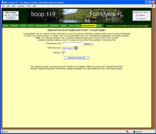 Upload Account Balances